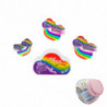 BOMBA DE BAÑO NUBE ARCO IRIS SUTIDOS 150G
