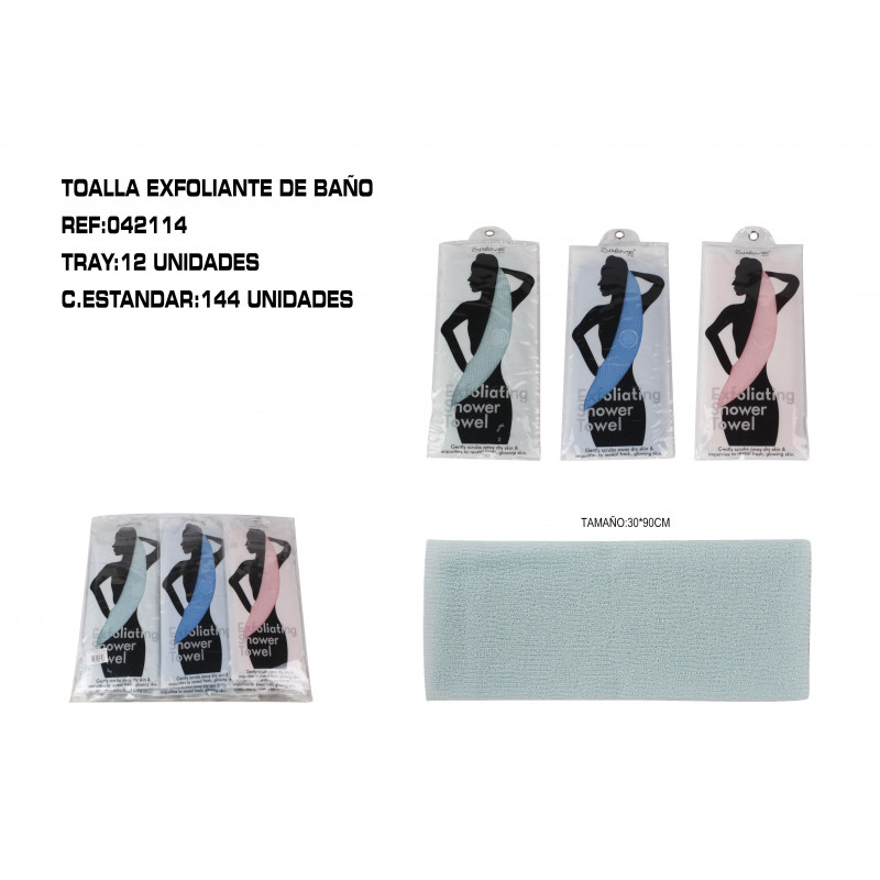 CINTA BAÑO EXFOLIANTE 12/U