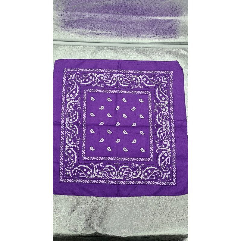 PAÑUELO 55x55 MORADO 12/U N.B
