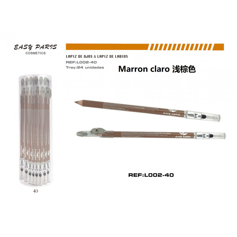 LAPIZ DE LABIOS MARRON CLARO 24/U