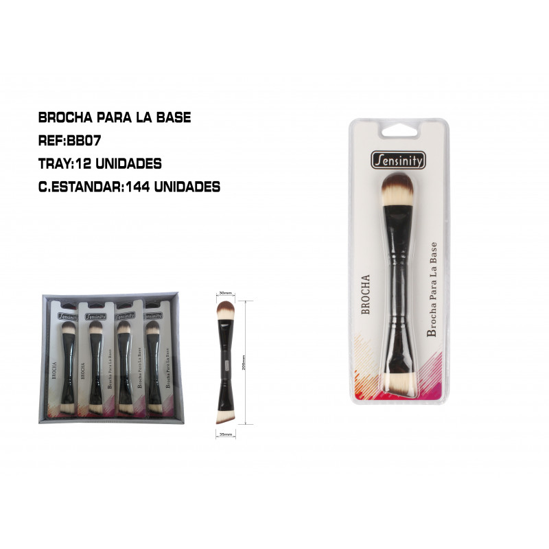 DOBLE BROCHA PARA BASE 12/U