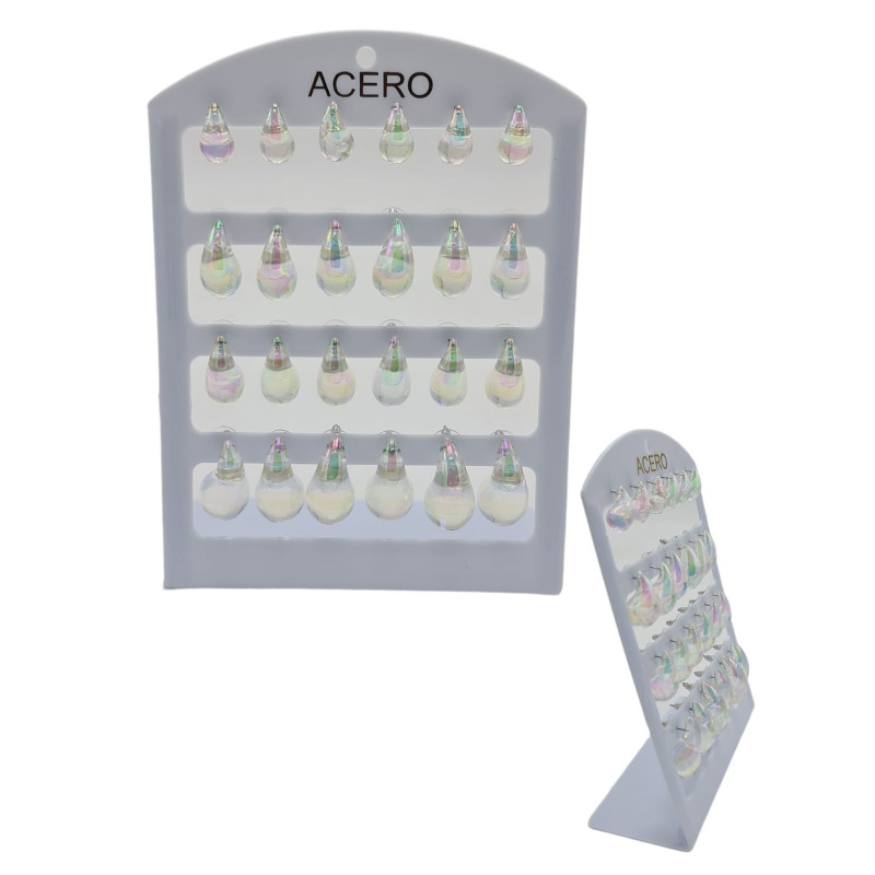 PENDIENTES AGUJA ACERO 12/P NS