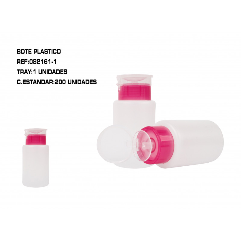 BOTE DE PLASTICO A PRESION