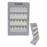 PENDIENTES 1.2CM AGUJA ACERO 12/P NS
