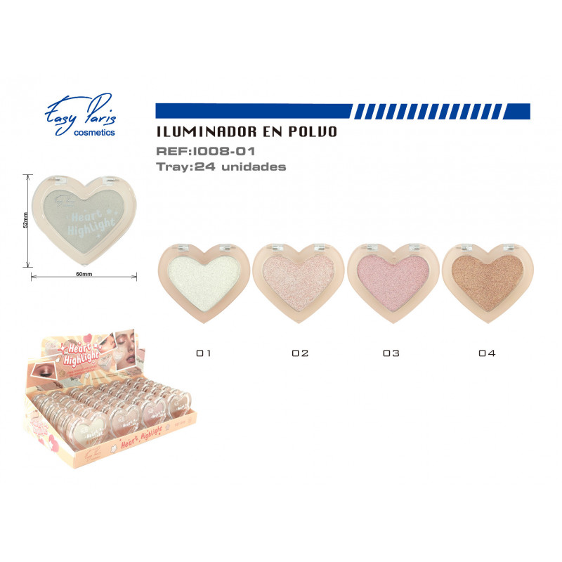 ILUMINADOR HEART HIGHLIGHT 24/U