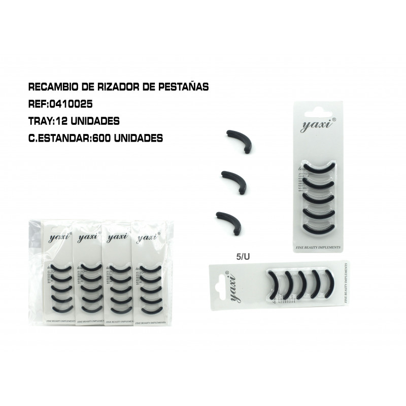 RECAMBIOS DE RIZADOR PESTAÑA 12U