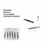 PINZA DEPILAR PLANA 12/U