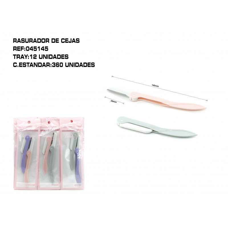 2 RASURADOR DE CEJAS. 12U