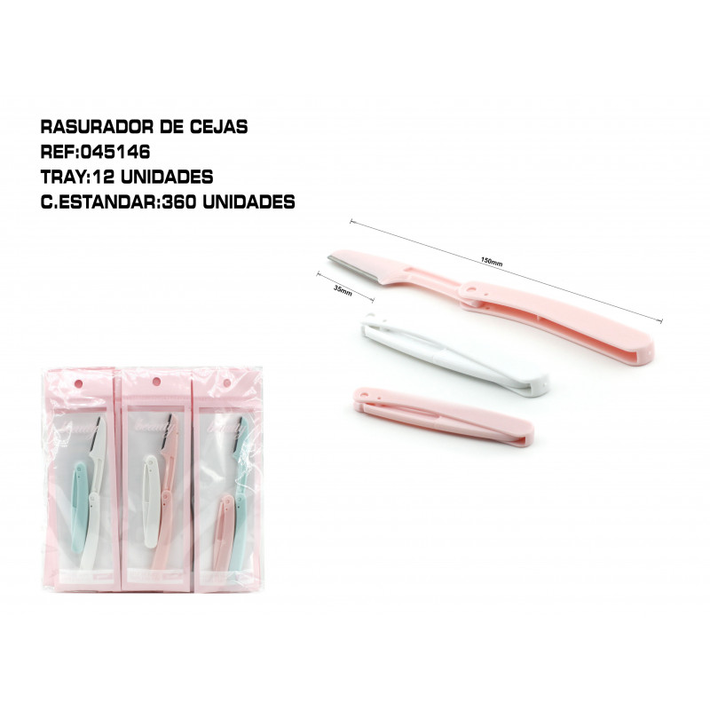 2 RASURADOR DE CEJAS. 12U