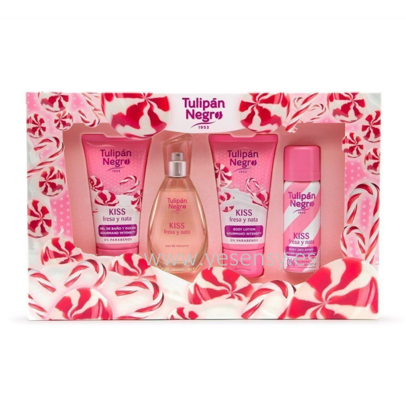EST.TULIPAN NEGRO KISS FRESA Y NATA