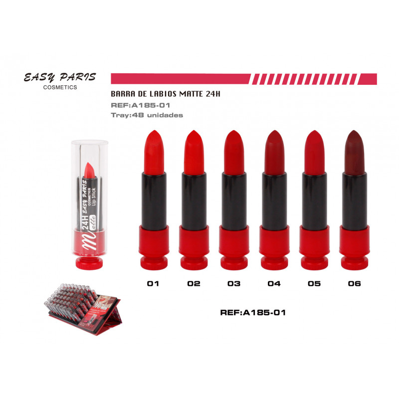 BARRA DE LABIOS MATTE 24 H 48/U