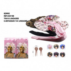 GORRO DE SATEN ESTAMPADOS....