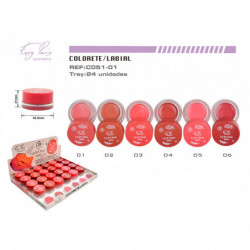 BALSAMO LABIOS/MEJILLAS 24/U