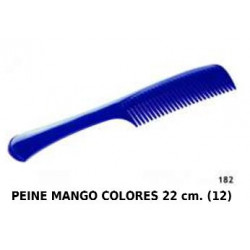 PEINE MANGO COLORES 22CM...