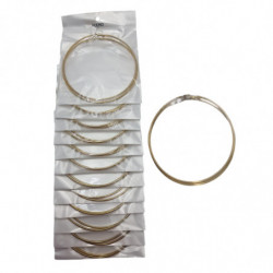 PEND.AROS GOLD 9CM ACERO....