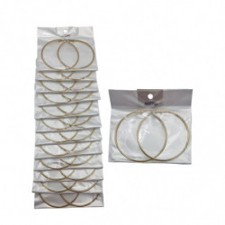 PEND.AROS GOLD 6CM ACERO....