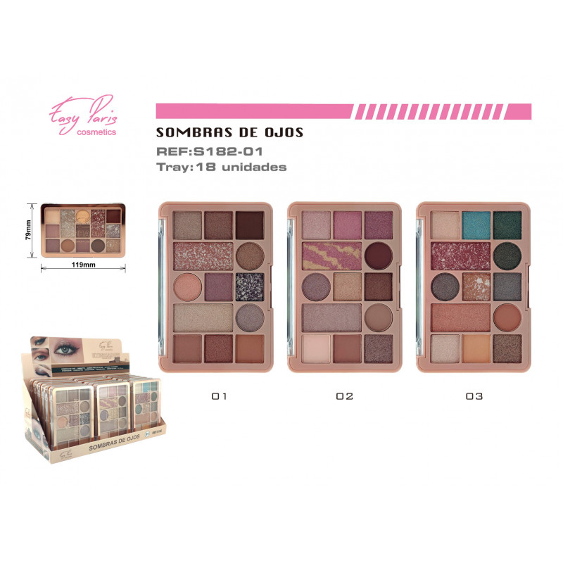 PALETA S. DE OJOS 13 COLORS 18/U