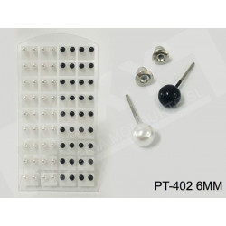 PEND.BLANC.NEG.6MM 36/P M