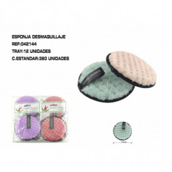 DISCOS DESMAQUILLAJE 11CM 12/U