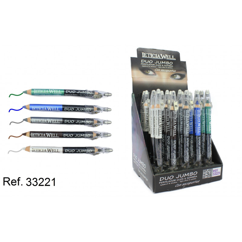 LAPIZ OJOS JUMBO DUO C/SACAPUNT.25/U 33221