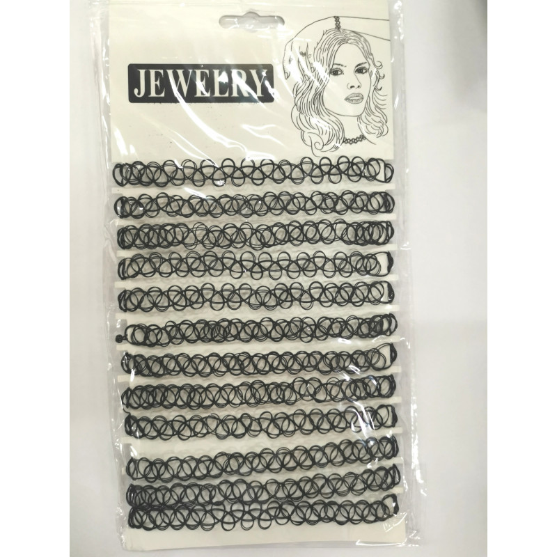 COLLAR ELASTICA 12/U NGR
