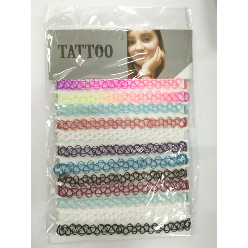 COLLAR ELASTICA DE COLOR 12/U NB