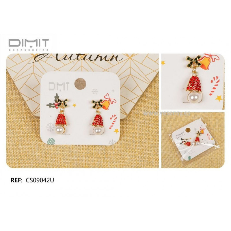 PENDIENTES NAVIDEÑOS 12/P CS09042U