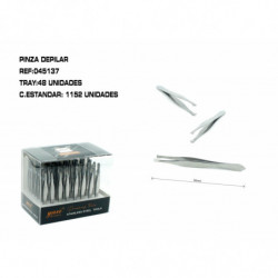 EXP. PINZA DEPILAR PLANA 48/U