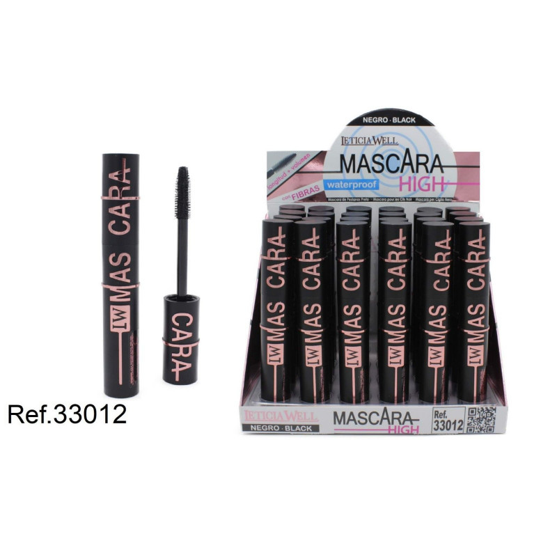 MASCARA PESTAÑAS HIGH WATERPROOF 24/U 33012