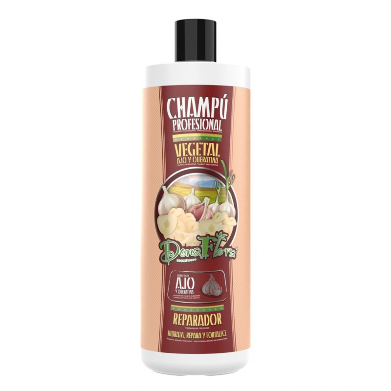 DOÑA FLORA CHAMPU AJO Y QUERATINA 1000ML