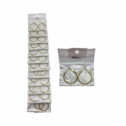 PEND.AROS GOLD 2CM ACERO....