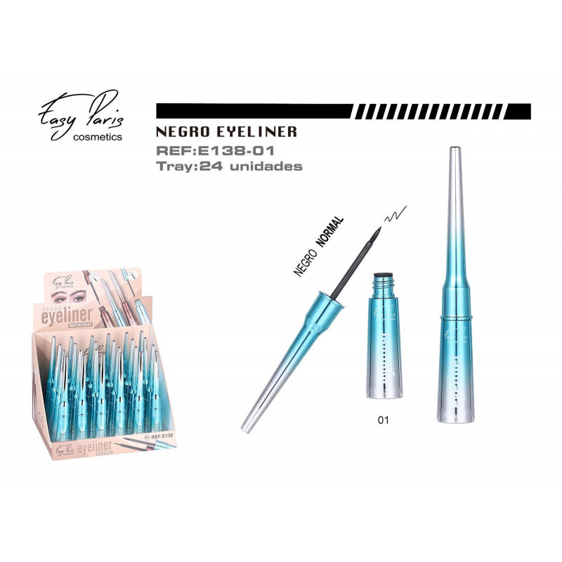 EYELINER LIQ.NEGRO PINCEL BLAND. 24/U
