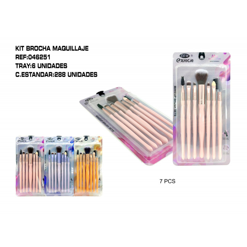 KIT 7 BROCHAS DE MAQ 6/U