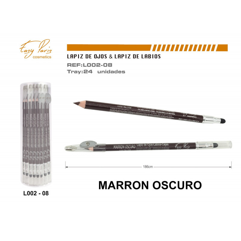 LAPIZ DE LABIOS/CEJAS MARRON OSC.24/U
