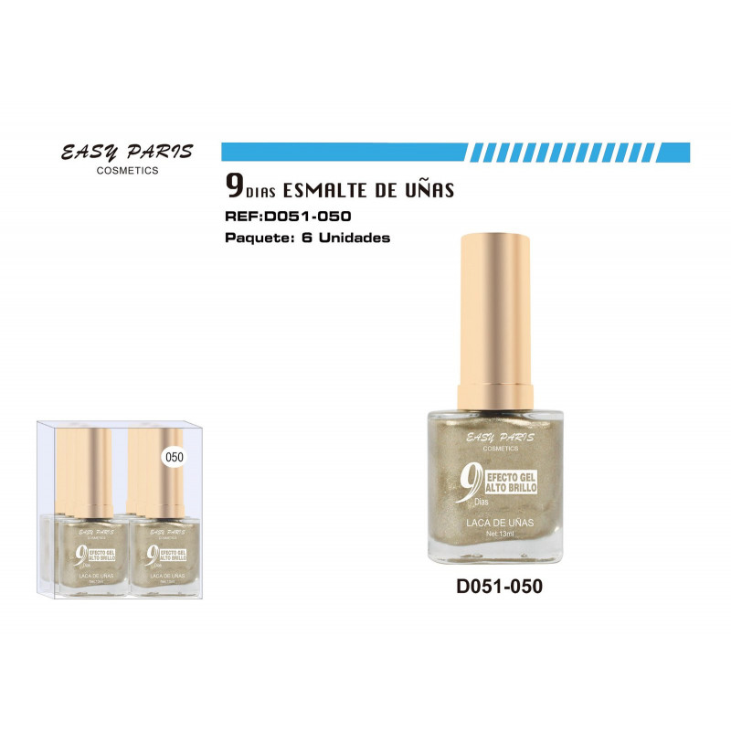 LACA DE UÑAS 9 DIAS 6/U