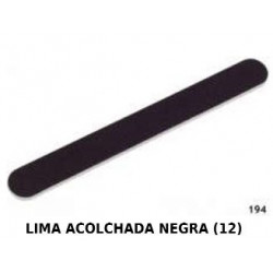 LIMA ACOLCHADA NEGRA 12/U...