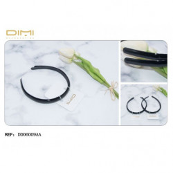 2 DIADEMAS NGR 1.2CM 12/U...