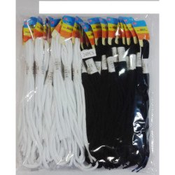 CORDON DE ZAPATO B/N 110cm...