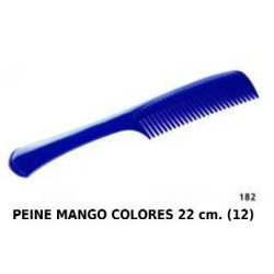 PEINE MANGO COLORES 22CM...
