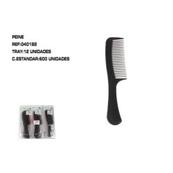 PEINE NGR C/MANGO 12/U