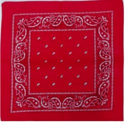 PANUELO 55x55 ROJO 12/U...