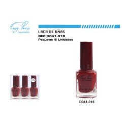 LACA DE UÑAS BURDEO 6/U :...