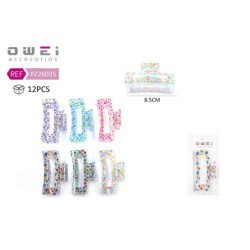 PINZA DE PELO 8.5CM 12/U...