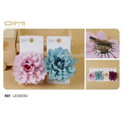 FLOR C/PINZA Y BROCHE 12/U...