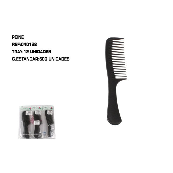 PEINE NGR C/MANGO 12/U