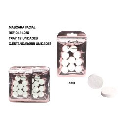 10 MASCARA FACIAL DESECHABLE 12U