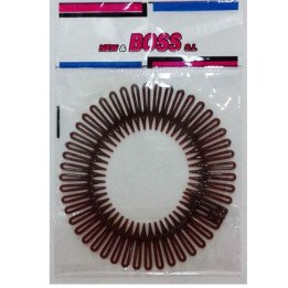 PEINETA ZIG ZAG MARRON 24/U N.B.