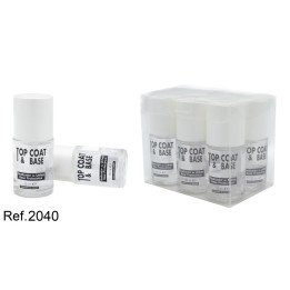 TOP COAT & BASE UÑAS 6/U 2040 L.W