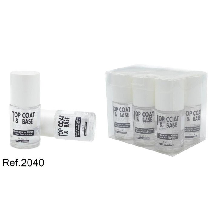 TOP COAT & BASE UÑAS 6/U 2040 L.W