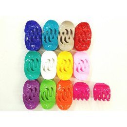 PINZA DE PELO 4.5CM 24/U 276182-4 N.B